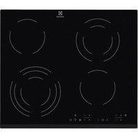 Electrolux EHF6343FOK Siyah Cam 4 Gözlü Elektrikli Ankastre Ocak