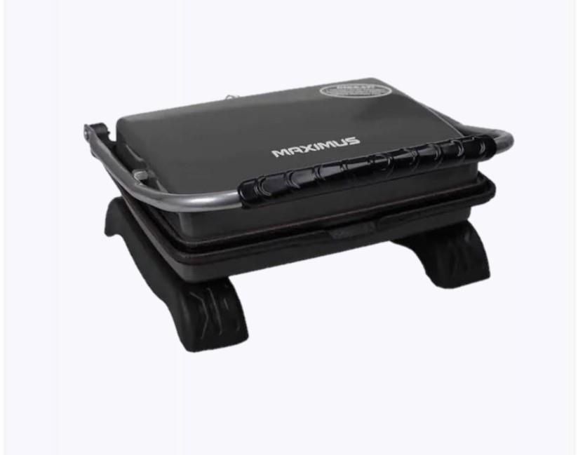 Minisan 8 Dilim Döküm Çıkarılabilir Plaka 1800 W Siyah Tost Makinesi