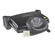 Bambum Gustava Compact 6 Dilim Granit Çıkarılabilir Plaka 1800 W Izgara Siyah Tost Makinesi
