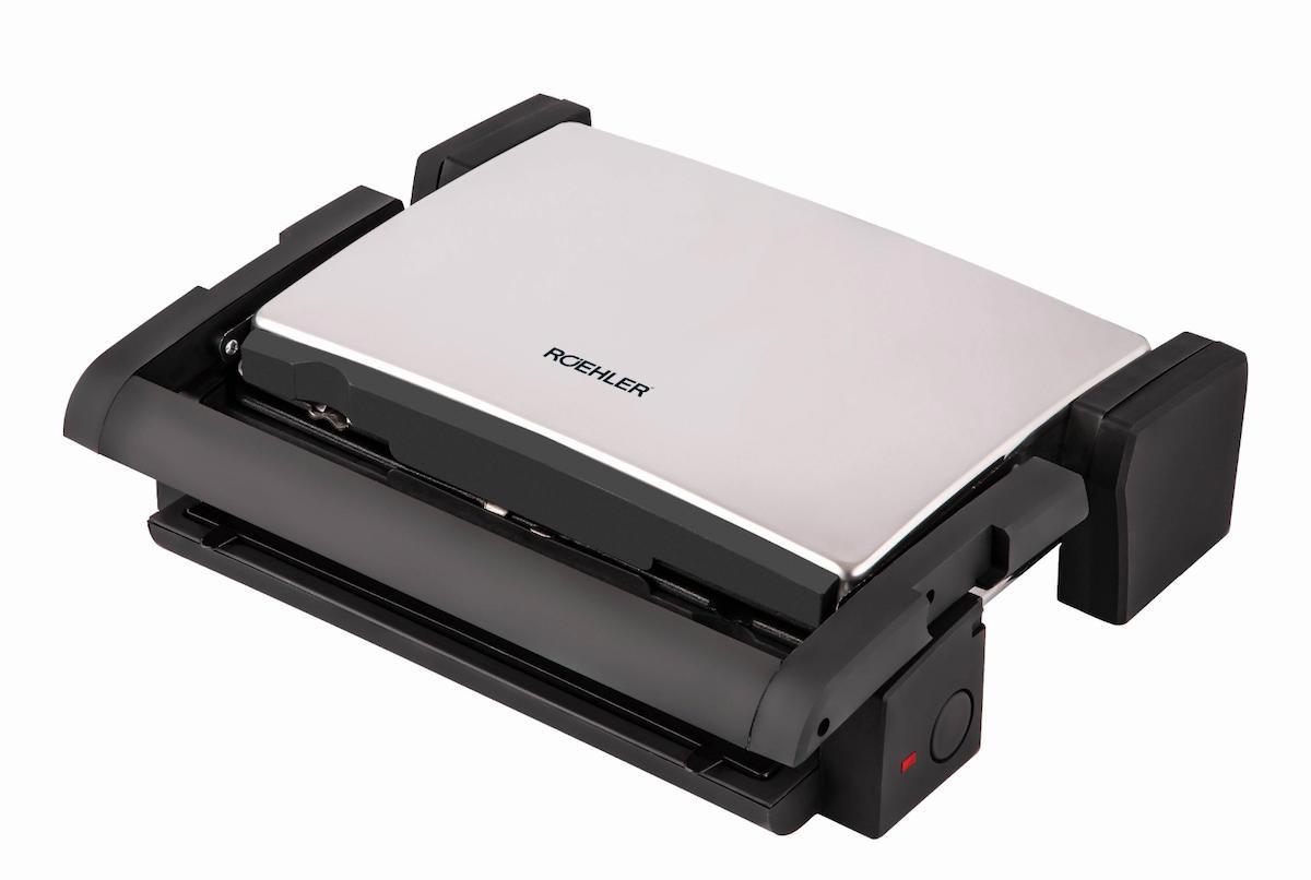 Roehler DEF3420S 6 Dilim Teflon Çıkarılabilir Plaka 2000 W Izgara İnox Tost Makinesi