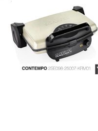 Schafer Contempo 6 Dilim Granit Çıkarılabilir Plaka 1750 W Izgara Beyaz Tost Makinesi