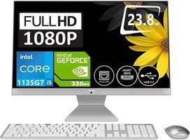 Asus V241EAK-BA028M V241EAK BA028M03 GeForce MX 330 Intel Core i5 1135G7 8 GB Ram DDR4 1 TB SSD 23.8 inç Full HD FreeDos All in One Bilgisayar
