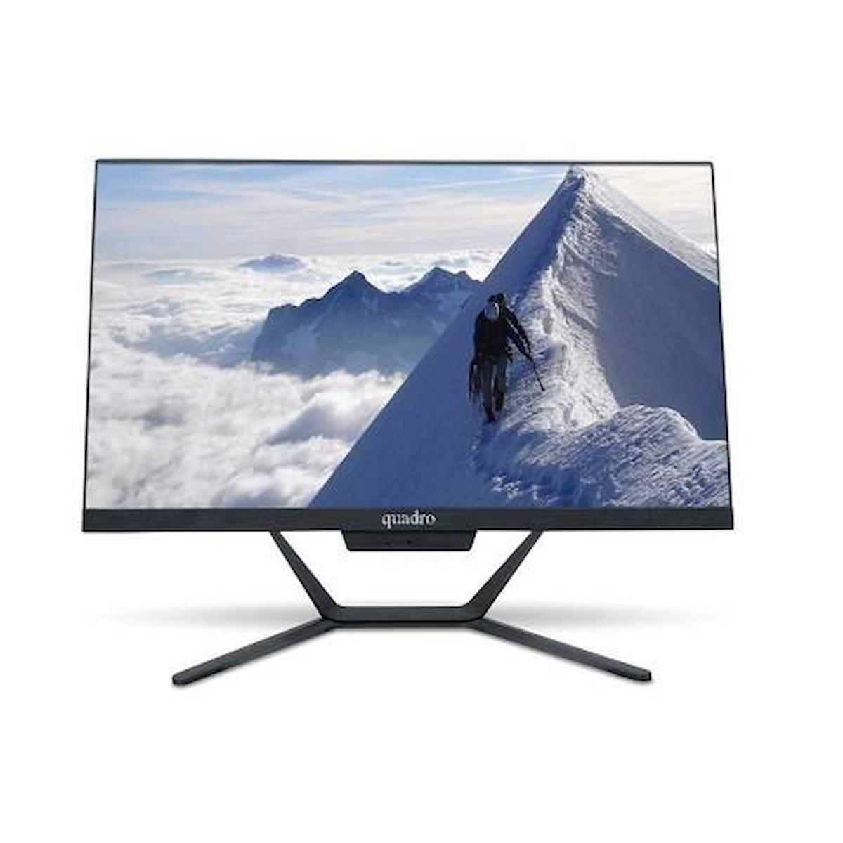 Quadro STARK-H4122-14825 Intel UHD Graphics Intel Core i5 10400 8 GB Ram DDR4 256 GB SSD 21.5 inç Full HD FreeDos All in One Bilgisayar