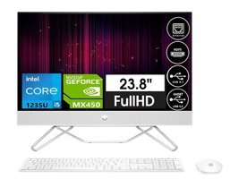 HP AIO 7A3D0EA15 GeForce MX 450 Intel Core i5 1235U 64 GB Ram DDR4 1 TB SSD 23.8 inç Full HD FreeDos All in One Bilgisayar