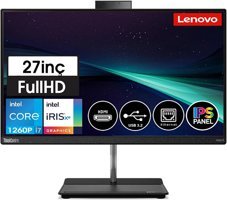 Lenovo ThinkCentre Neo 30A 12CB001YTX07 Intel Iris Xe Graphics Intel Core i7 1260P 16 GB Ram DDR4 1 TB SSD 27 inç Full HD FreeDos All in One Bilgisayar