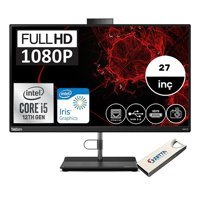 Lenovo ThinkCentre Neo 30A 12CA0025TXF05 Intel Iris Xe Graphics Intel Core i5 1235U 32 GB Ram DDR4 1 TB SSD 27 inç Full HD FreeDos All in One Bilgisayar