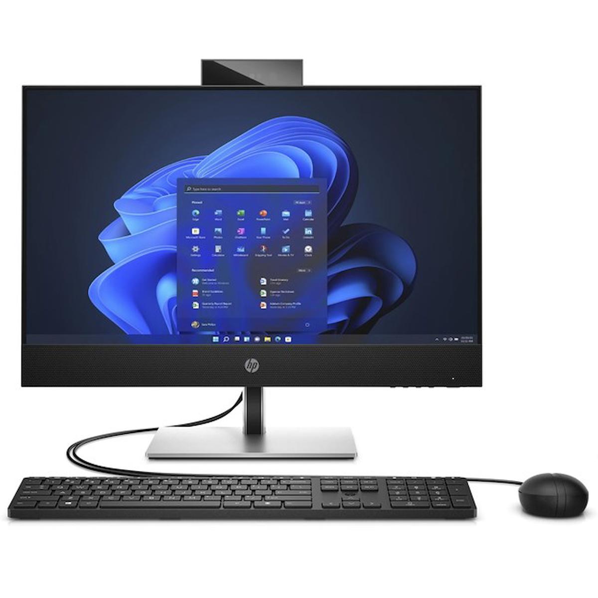 İntel ProOne 440 G9 Intel Iris Xe Graphics Intel Core i7 12700 8 GB Ram DDR4 512 GB SSD 23.8 inç Full HD FreeDos All in One Bilgisayar