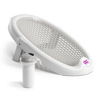 OkBaby Jelly Fileli Oturaklı Ayaklı Gri Bebek Küveti + Splash Bebek Duşu