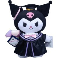 Emg 25 /35CM Sanrio Anime Peluş Cinnamoroll Benim Melodim Kuromi Hello Kitty Mezuniyet Plushie Bebek Kawaii Yumuşak Dolgulu Sevimli Kız Hediye: 25CM /renk: A (Yurt Dışından) - Renkli