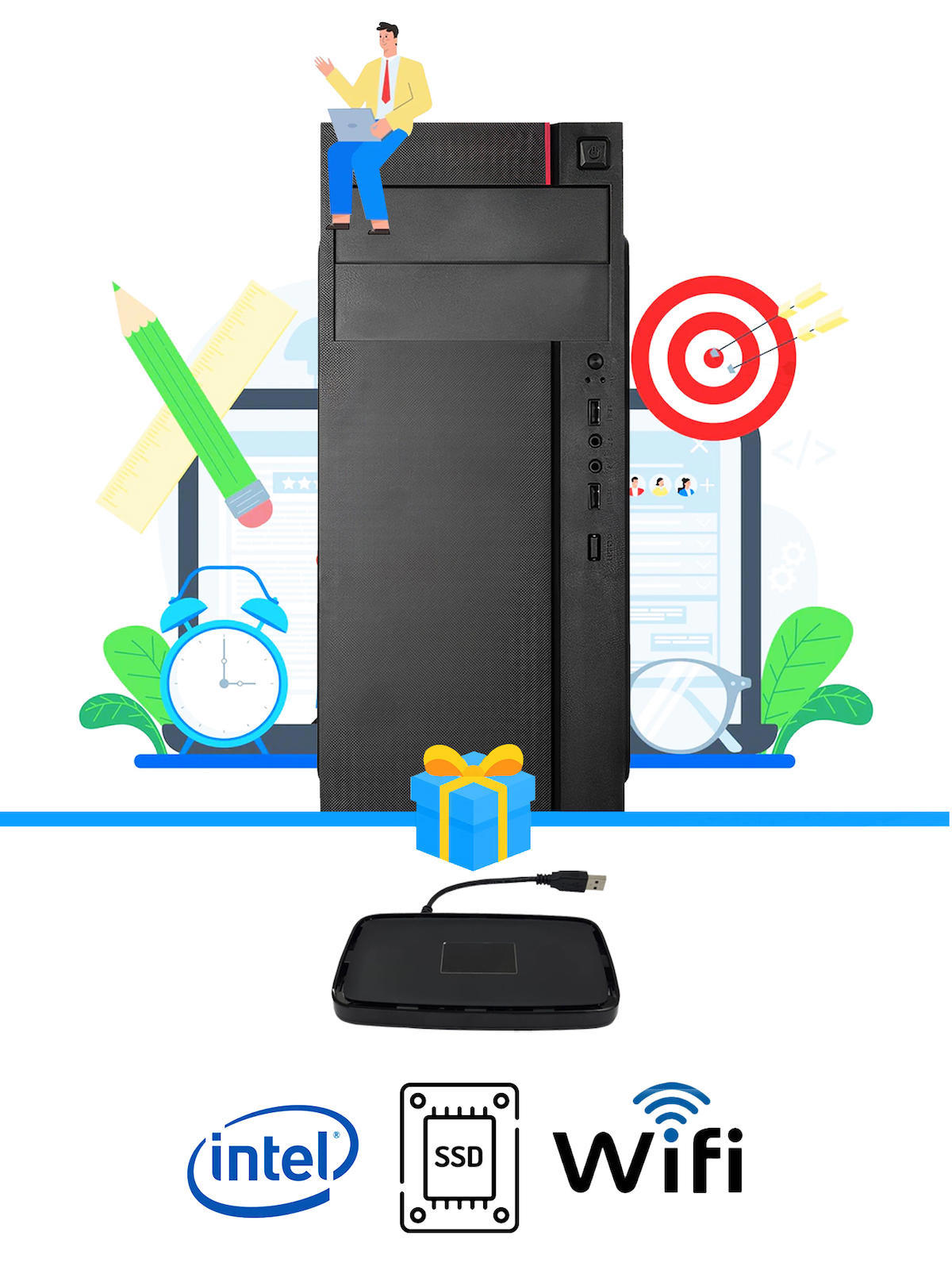 Ramtech Workforce WF263 AMD Ryzen 9 i3 3240 8 GB Ram DDR3 128 GB SSD Mid Tower
FreeDos Masaüstü Bilgisayar