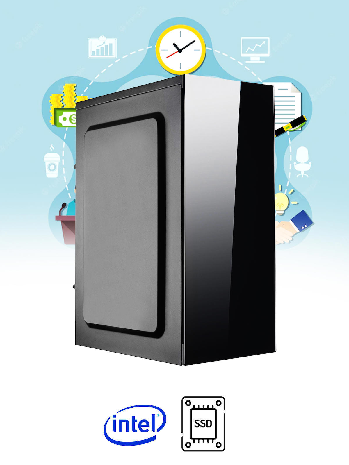 Ramtech Workforce WF424 AMD Ryzen 7 i3 2120 8 GB Ram DDR3 256 GB SSD Mid Tower
FreeDos Masaüstü Bilgisayar