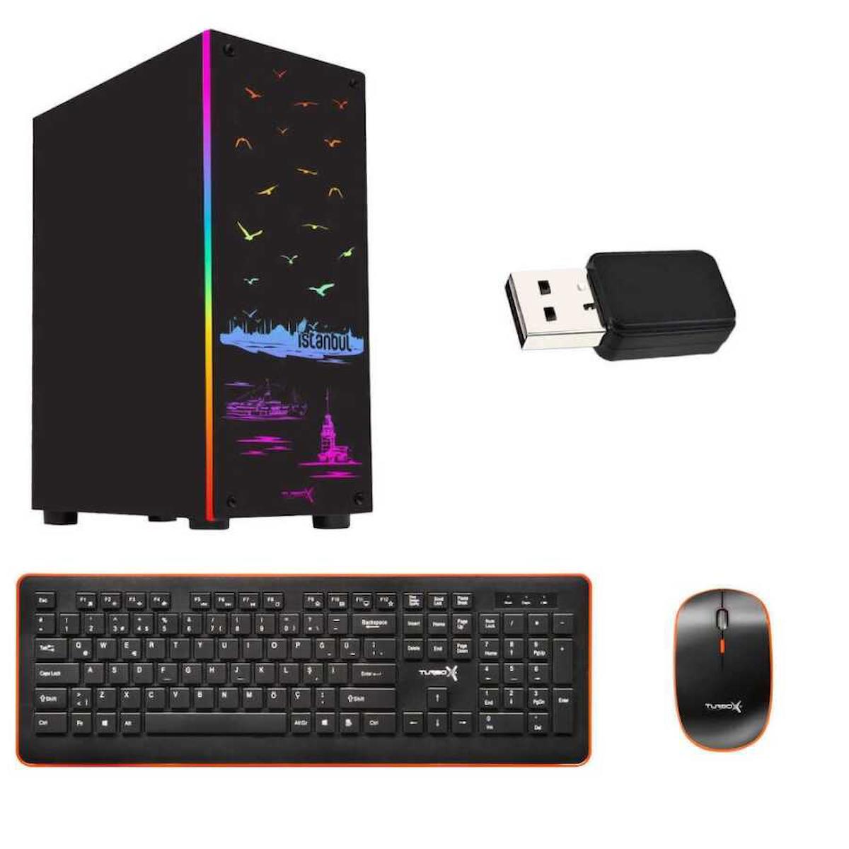 Turbox Tx1839 Paylaşımlı HD Graphics Ekran Kartlı Intel Core i5 6400 16 GB Ram DDR4 256 GB SSD Mid Tower
 FreeDos Masaüstü Bilgisayar