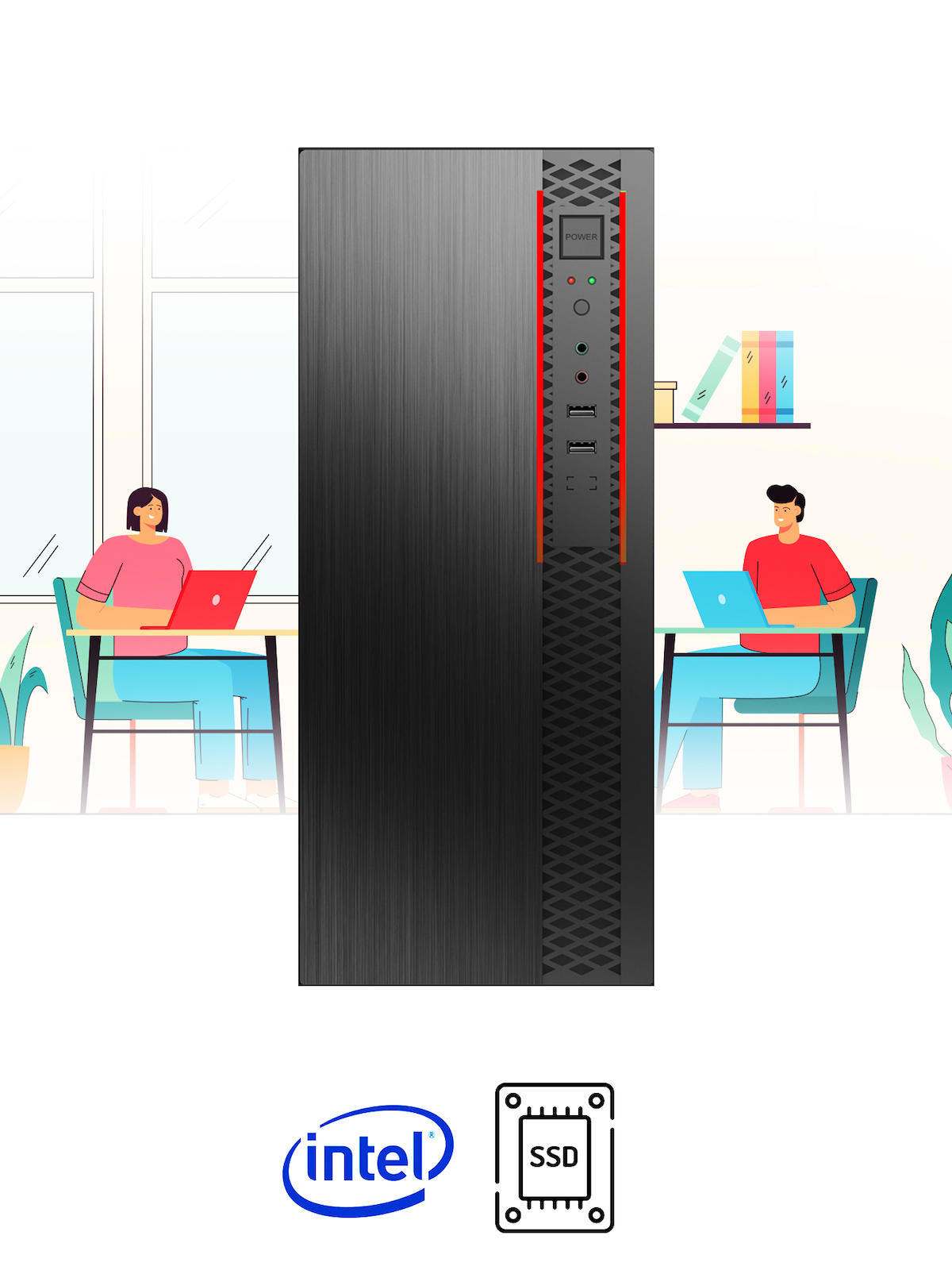 Ramtech Workforce WF418 AMD Ryzen 7 i3 2120 16 GB Ram DDR3 128 GB SSD Mid Tower
FreeDos Masaüstü Bilgisayar