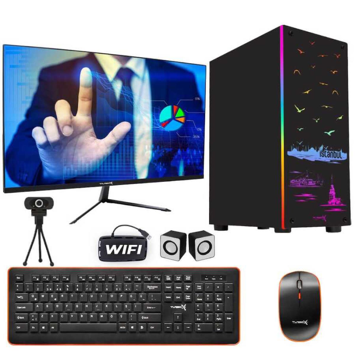 Turbox Tx2026 Paylaşımlı HD Graphics Ekran Kartlı Intel Pentium G3250 8 GB Ram DDR3 512 GB SSD Mid Tower
 FreeDos Masaüstü Bilgisayar