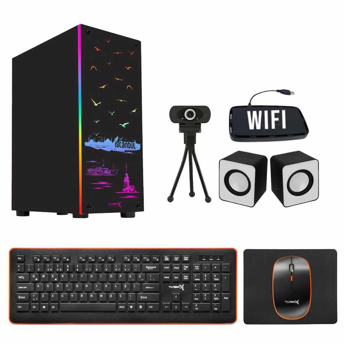 Turbox Tx2129 Harici Radeon R5 230 Ekran Kartlı Intel Core i5-12400F 16 GB Ram DDR5 256 GB SSD Mid Tower
 FreeDos Masaüstü Bilgisayar