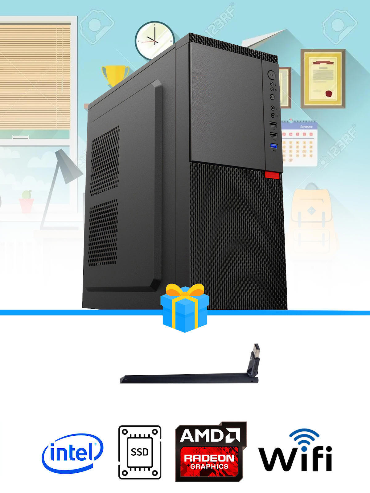 Ramtech Workforce OF310-130 Harici Radeon R5 230 Ekran Kartlı AMD Ryzen 7 i3 10100F 16 GB Ram DDR4 128 GB SSD Mid Tower
FreeDos Masaüstü Bilgisayar