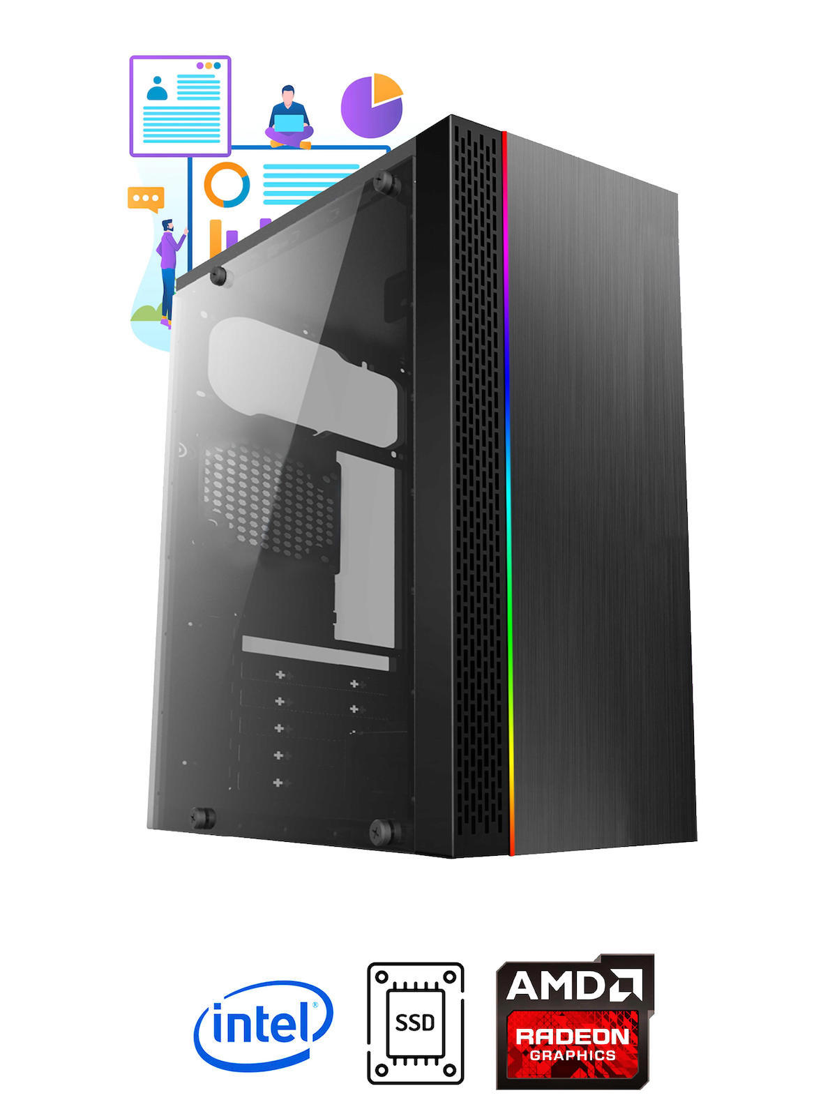 Ramtech Workforce WF304 AMD Ryzen 9 X5660 16 GB Ram DDR3 256 GB SSD Mid Tower
FreeDos Masaüstü Bilgisayar
