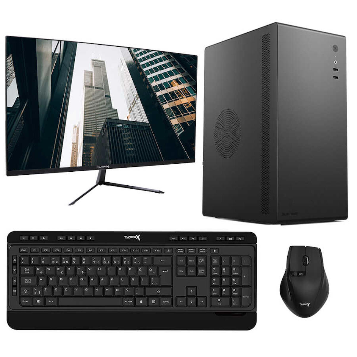 Turbox Tx3842 Harici GeForce GT 740 Ekran Kartlı Intel Core i5 10400F 16 GB Ram DDR4 512 GB SSD Mid Tower
 FreeDos Masaüstü Bilgisayar