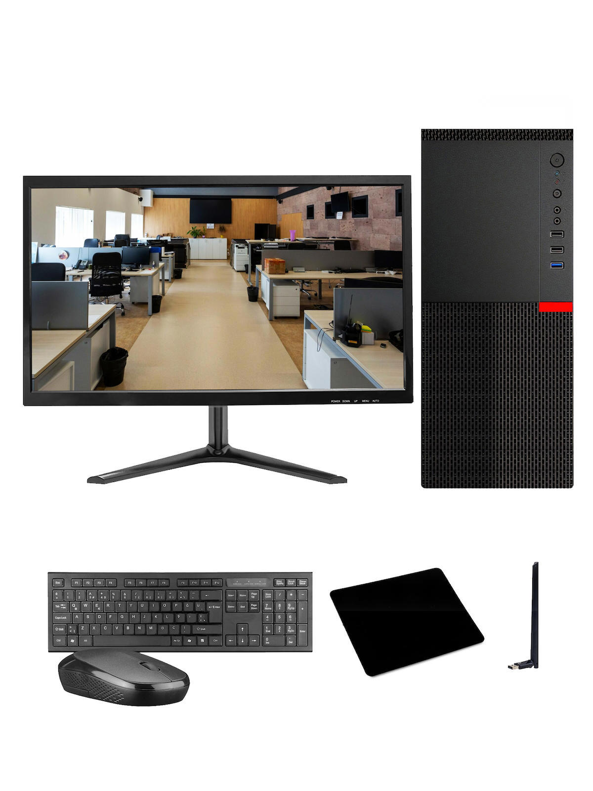 Ramtech Workforce OF510-028 Harici Radeon R5 230 Ekran Kartlı AMD Ryzen 9 i5 10400F 16 GB Ram DDR4 128 GB SSD Mid Tower
 FreeDos Masaüstü Bilgisayar