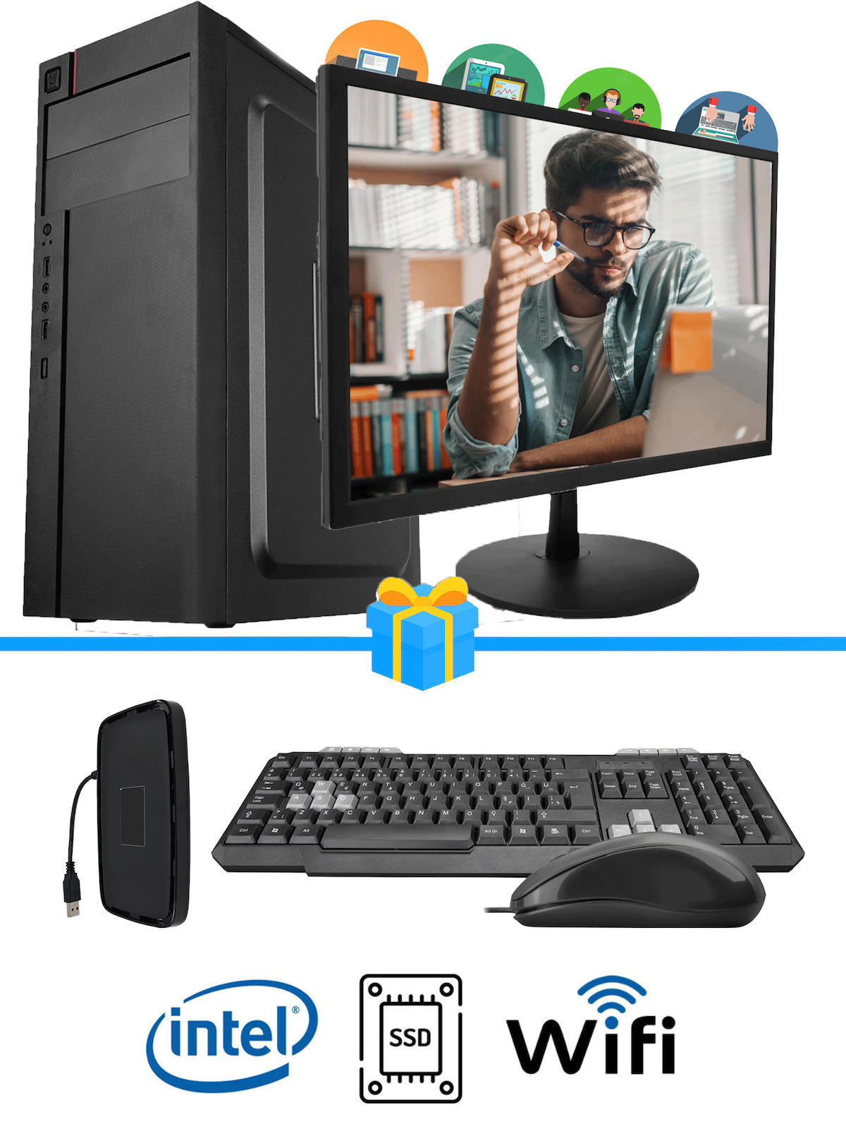 Ramtech Workforce WF199 AMD Ryzen 9 i3 2120 8 GB Ram DDR3 256 GB SSD Mid Tower
FreeDos Masaüstü Bilgisayar