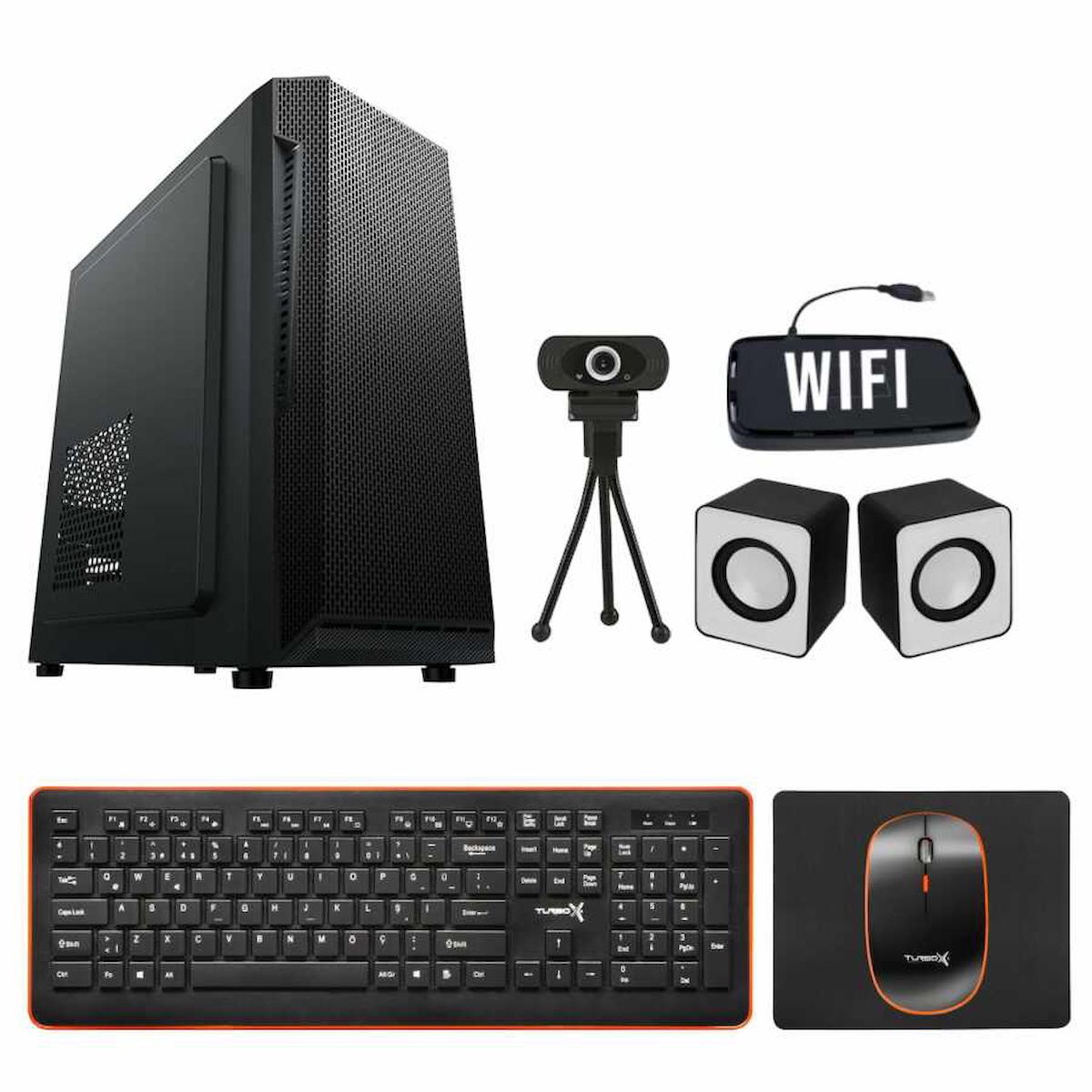 Turbox Tx2095 Harici Radeon R5 230 Ekran Kartlı Intel Core i3 12100F 8 GB Ram DDR4 256 GB SSD Mid Tower
 FreeDos Masaüstü Bilgisayar