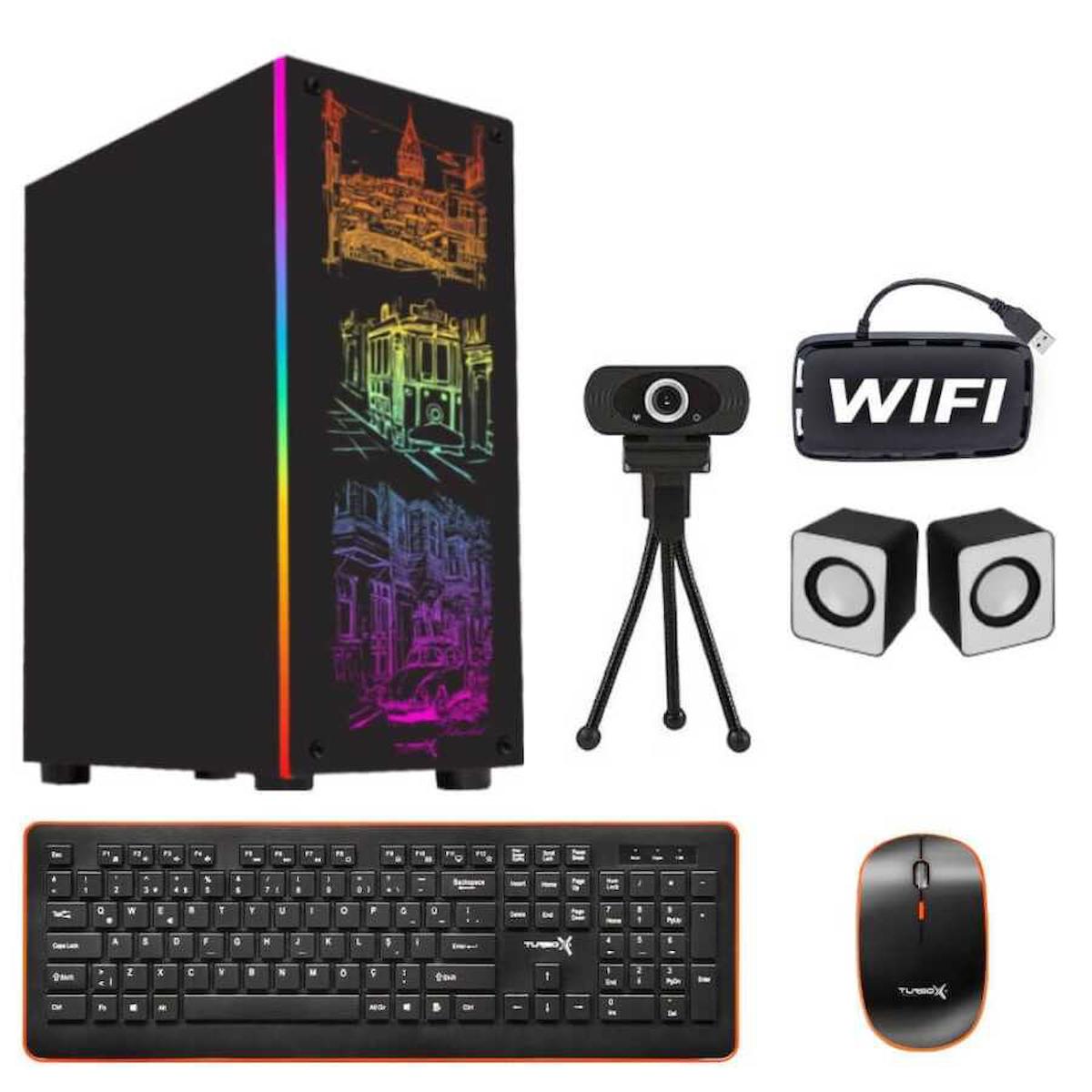Turbox Tx2033 Paylaşımlı HD Graphics Ekran Kartlı Intel Pentium G3250 8 GB Ram DDR3 128 GB SSD Mid Tower
 FreeDos Masaüstü Bilgisayar