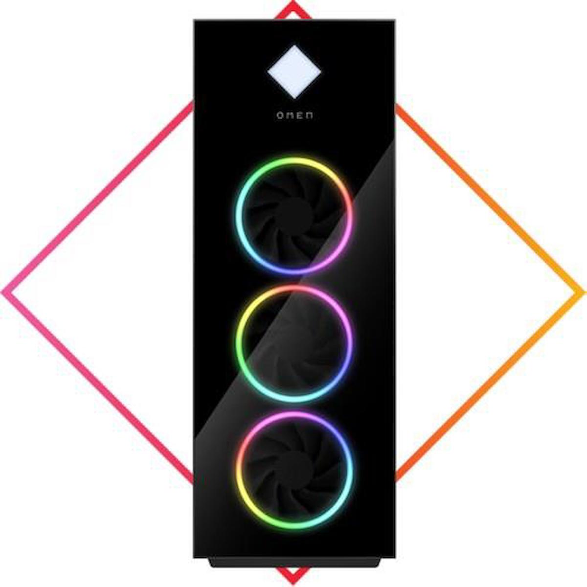HP Omen 45L Harici GeForce RTX 3070 Ekran Kartlı AMD Ryzen 7 5800X 32 GB Ram DDR4 3 TB SSD Mid Tower Windows 11 Home Masaüstü Bilgisayar