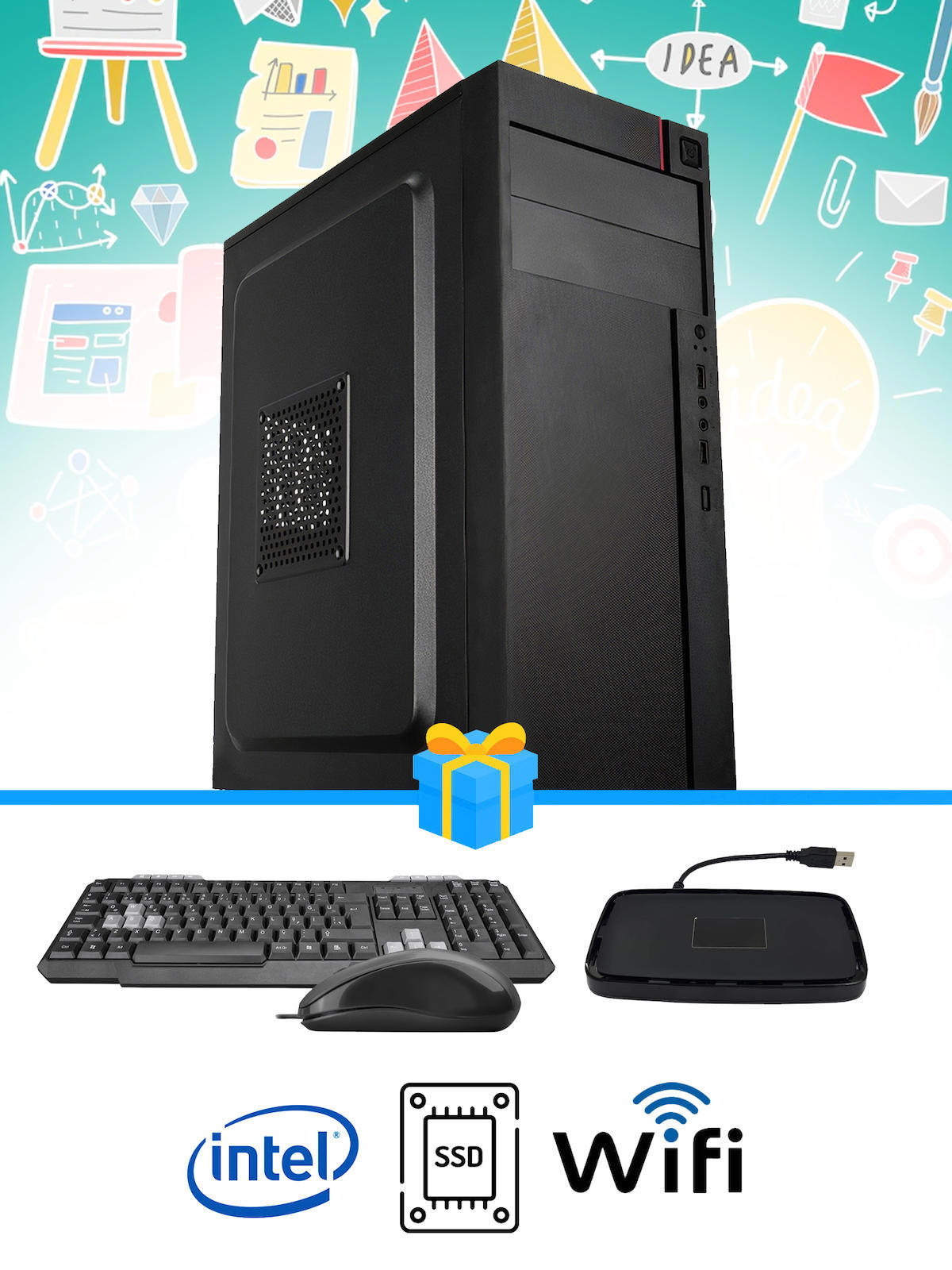 Ramtech Workforce WF258 AMD Ryzen 9 i3 3240 16 GB Ram DDR3 256 GB SSD Mid Tower
FreeDos Masaüstü Bilgisayar