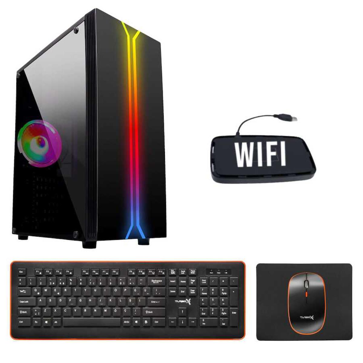 Turbox Tx2275 Harici Radeon R5 230 Ekran Kartlı Intel Core i5 11400F 8 GB Ram DDR5 256 GB SSD Mid Tower
 FreeDos Masaüstü Bilgisayar