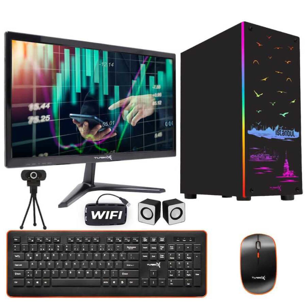 Turbox Tx2029 Paylaşımlı HD Graphics Ekran Kartlı Intel Pentium G3250 16 GB Ram DDR3 512 GB SSD Mid Tower
 FreeDos Masaüstü Bilgisayar