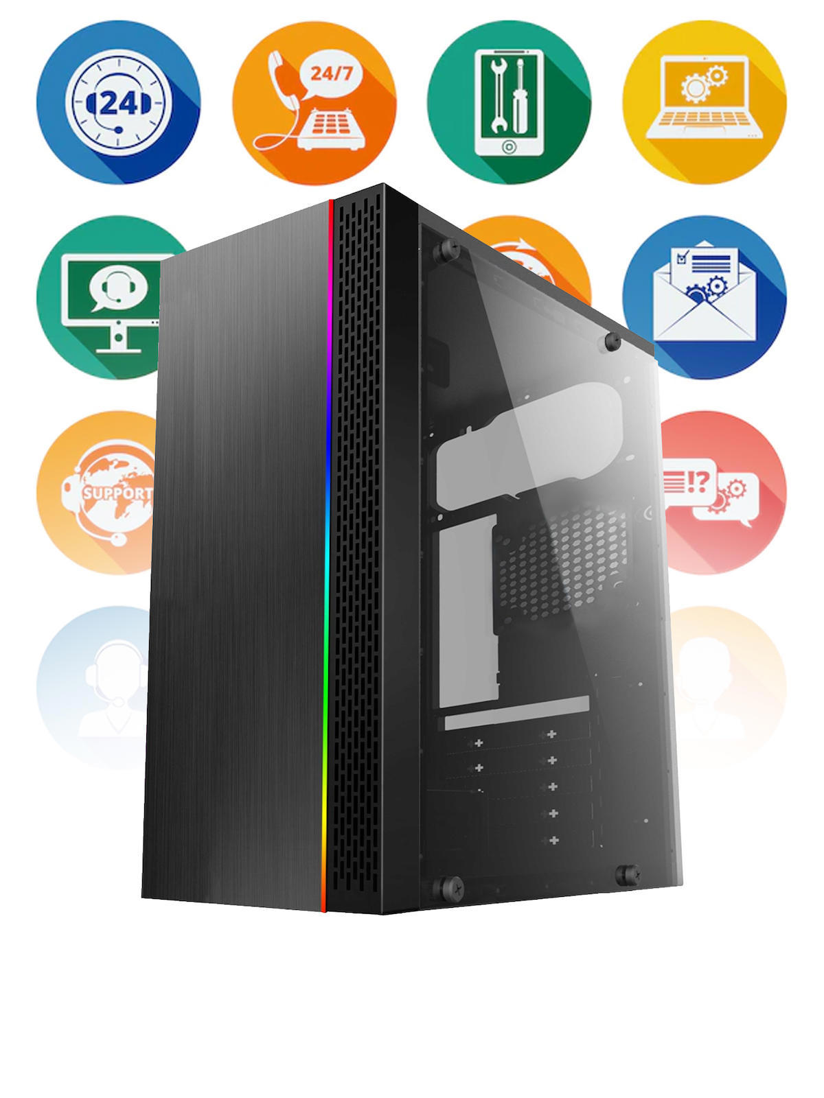 Ramtech Workforce WF305 Harici Radeon R7 240 Ekran Kartlı AMD Ryzen 9 X5660 32 GB Ram DDR3 256 GB SSD Mid Tower
FreeDos Masaüstü Bilgisayar