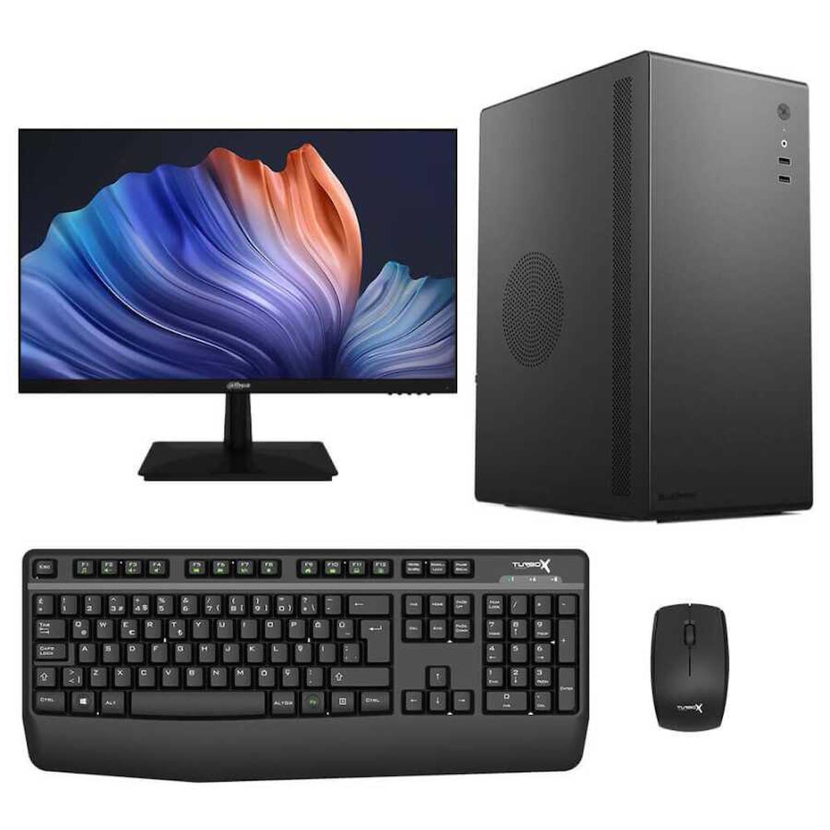 Turbox Tx3447 Harici GeForce GT 740 Ekran Kartlı Intel Core i5 13400F 8 GB Ram DDR5 256 GB SSD Mid Tower
 FreeDos Masaüstü Bilgisayar
