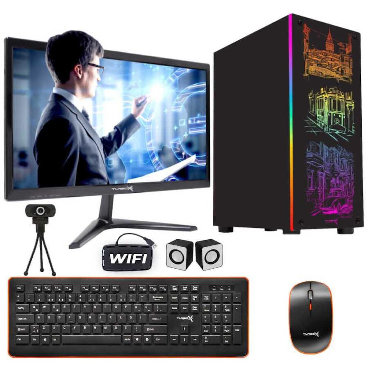 Turbox Tx2027 Paylaşımlı HD Graphics Ekran Kartlı Intel Pentium G3250 16 GB Ram DDR3 128 GB SSD Mid Tower
 FreeDos Masaüstü Bilgisayar