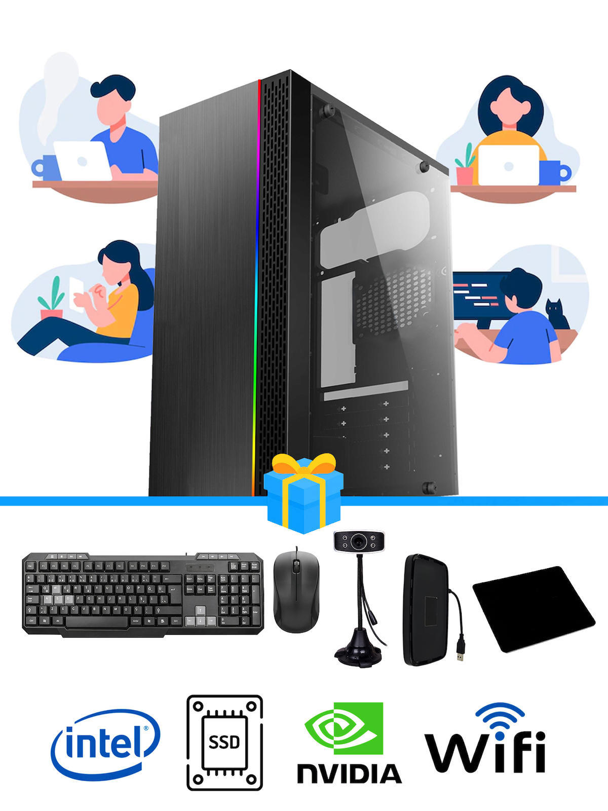 Ramtech Workforce WF313 Harici GeForce GT 740 Ekran Kartlı AMD Ryzen 9 X5660 16 GB Ram DDR3 256 GB SSD Mid Tower
FreeDos Masaüstü Bilgisayar