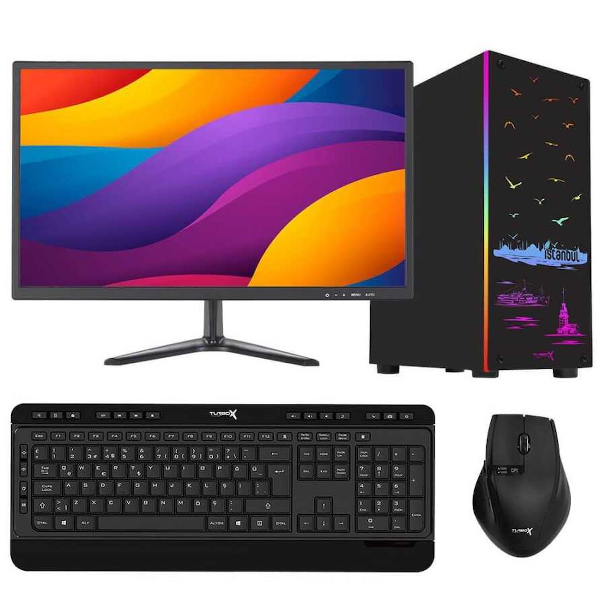 Turbox Tx1061 Paylaşımlı HD Graphics Ekran Kartlı Intel Core i5 4210H 8 GB Ram DDR3 128 GB SSD Mid Tower
 FreeDos Masaüstü Bilgisayar