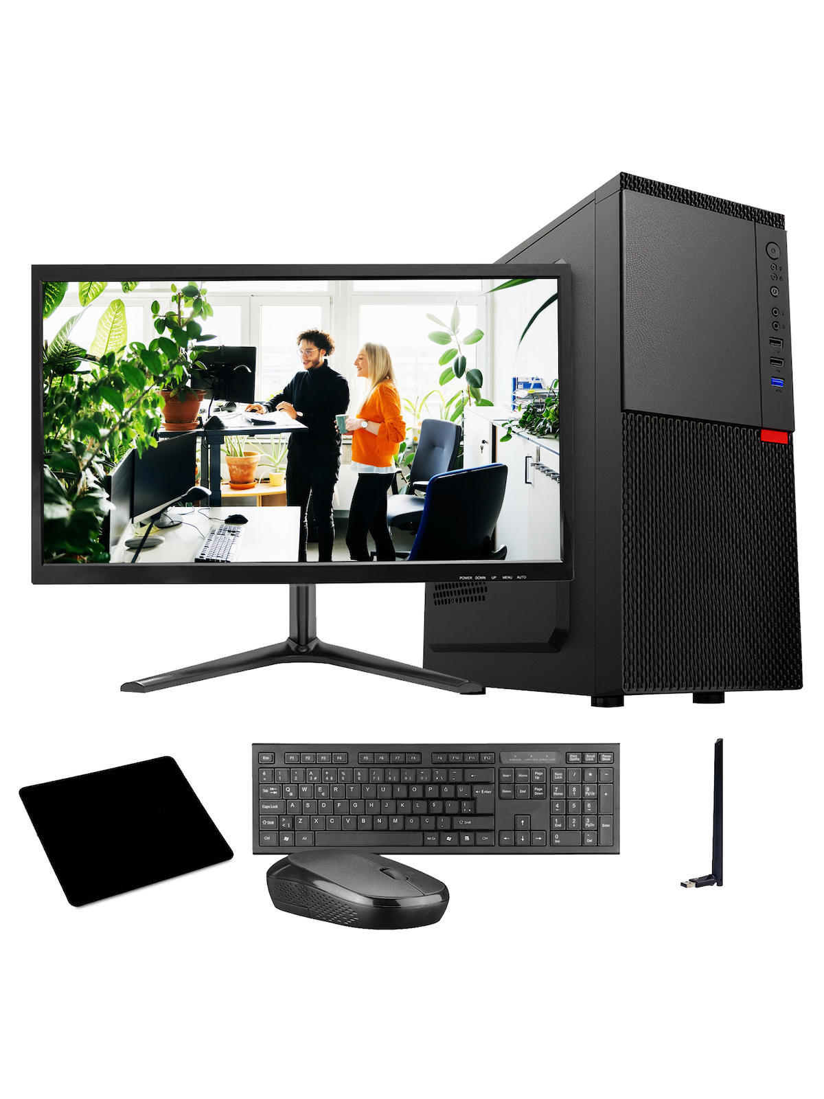 Ramtech Workforce OF510-036 Harici Radeon R5 230 Ekran Kartlı AMD Ryzen 9 i5 10400F 16 GB Ram DDR4 512 GB SSD Mid Tower
 FreeDos Masaüstü Bilgisayar