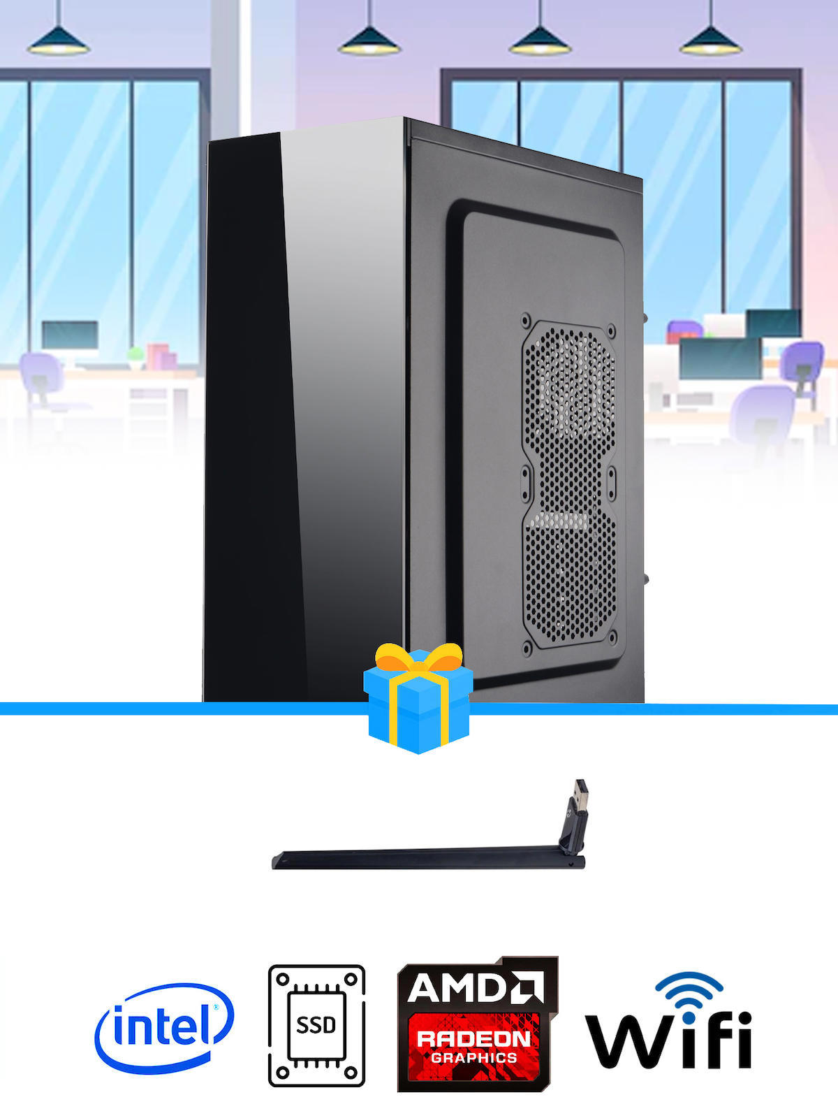 Ramtech Workforce OF710-255 Harici Radeon R5 230 Ekran Kartlı AMD Ryzen 9 i7-10700F 8 GB Ram DDR4 512 GB SSD Mid Tower
FreeDos Masaüstü Bilgisayar