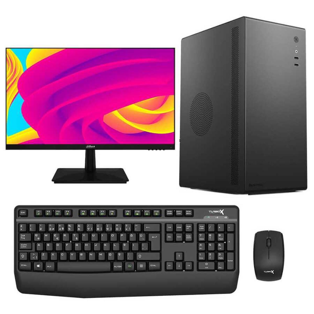 Turbox Tx3409 Harici Radeon R5 230 Ekran Kartlı Intel Core i3 10100F 8 GB Ram DDR4 512 GB SSD Mid Tower
 FreeDos Masaüstü Bilgisayar