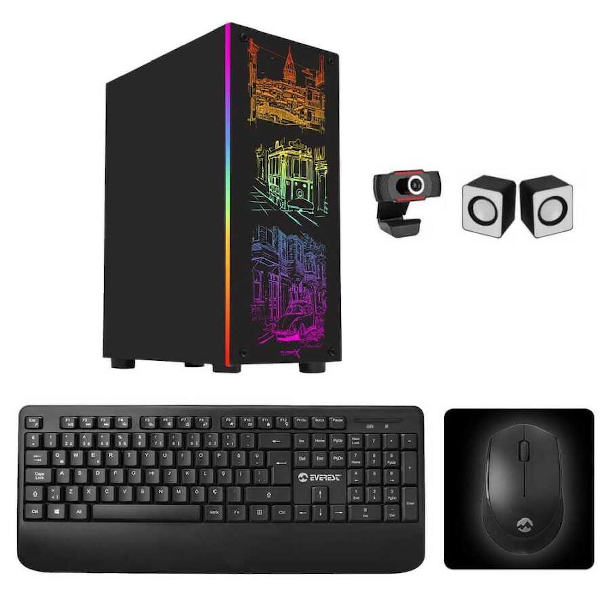 Turbox Tx3274 Harici GeForce GT 740 Ekran Kartlı Intel Core i3 10100F 16 GB Ram DDR5 512 GB SSD Mid Tower
 FreeDos Masaüstü Bilgisayar