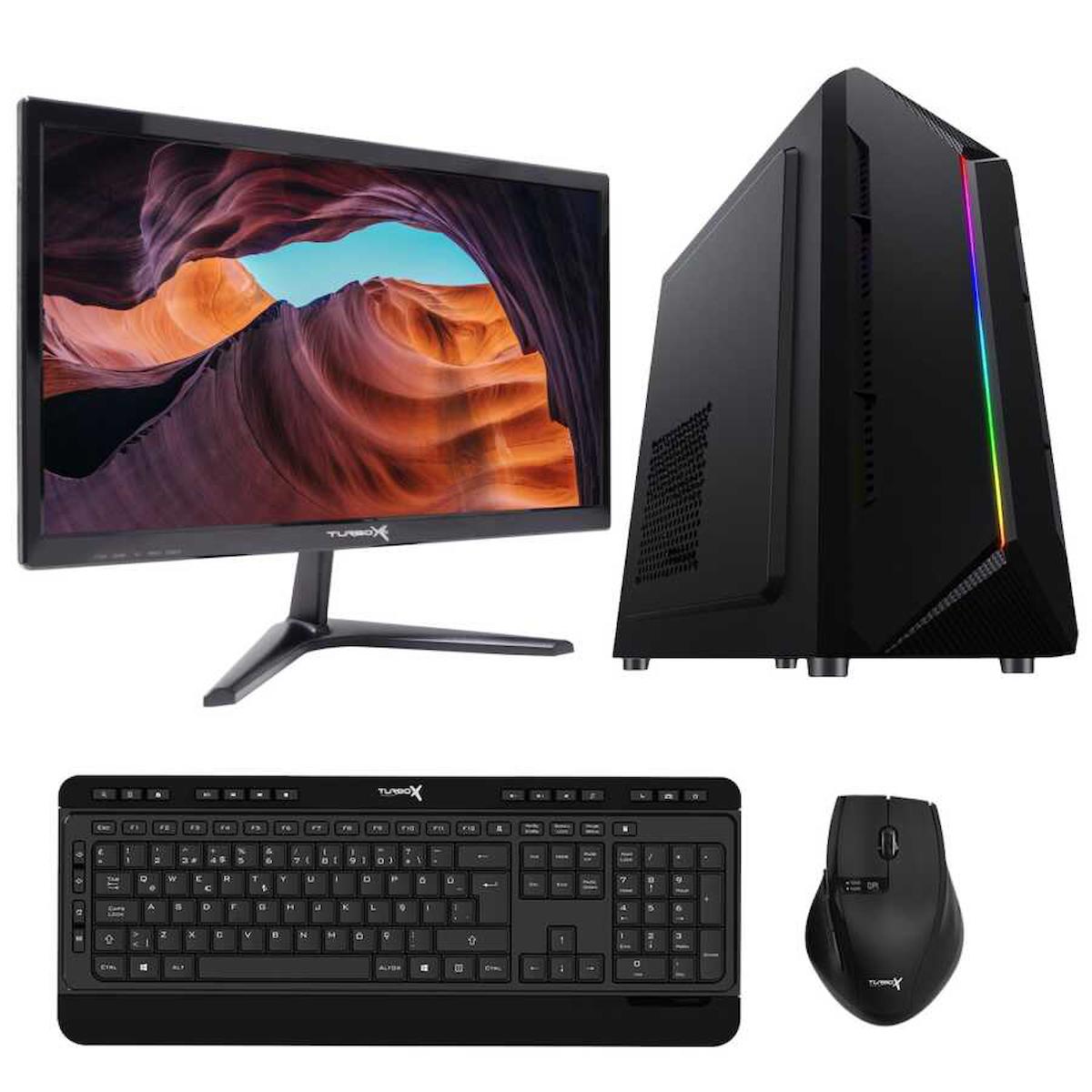 Turbox Tx877 Paylaşımlı HD Graphics Ekran Kartlı Intel Core i7-3770S 8 GB Ram DDR3 128 GB SSD Mid Tower
 FreeDos Masaüstü Bilgisayar