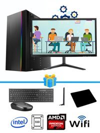 Ramtech Workforce OF510-025 Harici Radeon R5 230 Ekran Kartlı AMD Ryzen 9 i5 10400F 8 GB Ram DDR4 128 GB SSD Mid Tower
 FreeDos Masaüstü Bilgisayar