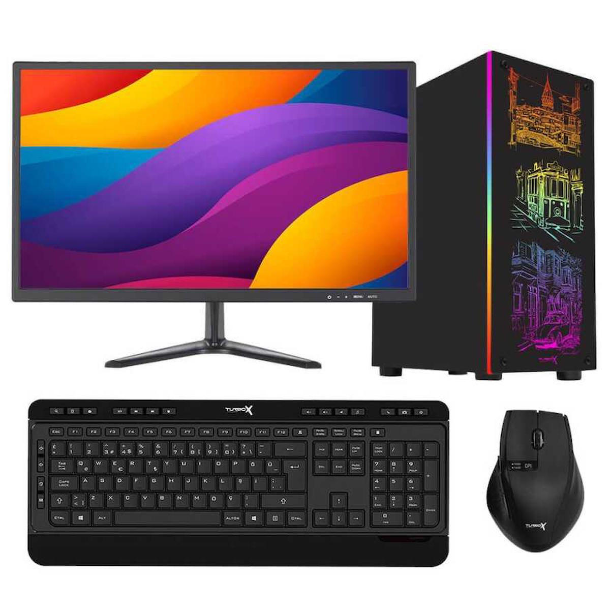 Turbox Tx1054 Paylaşımlı HD Graphics Ekran Kartlı Intel Core i5 2400 8 GB Ram DDR3 256 GB SSD Mid Tower
 FreeDos Masaüstü Bilgisayar