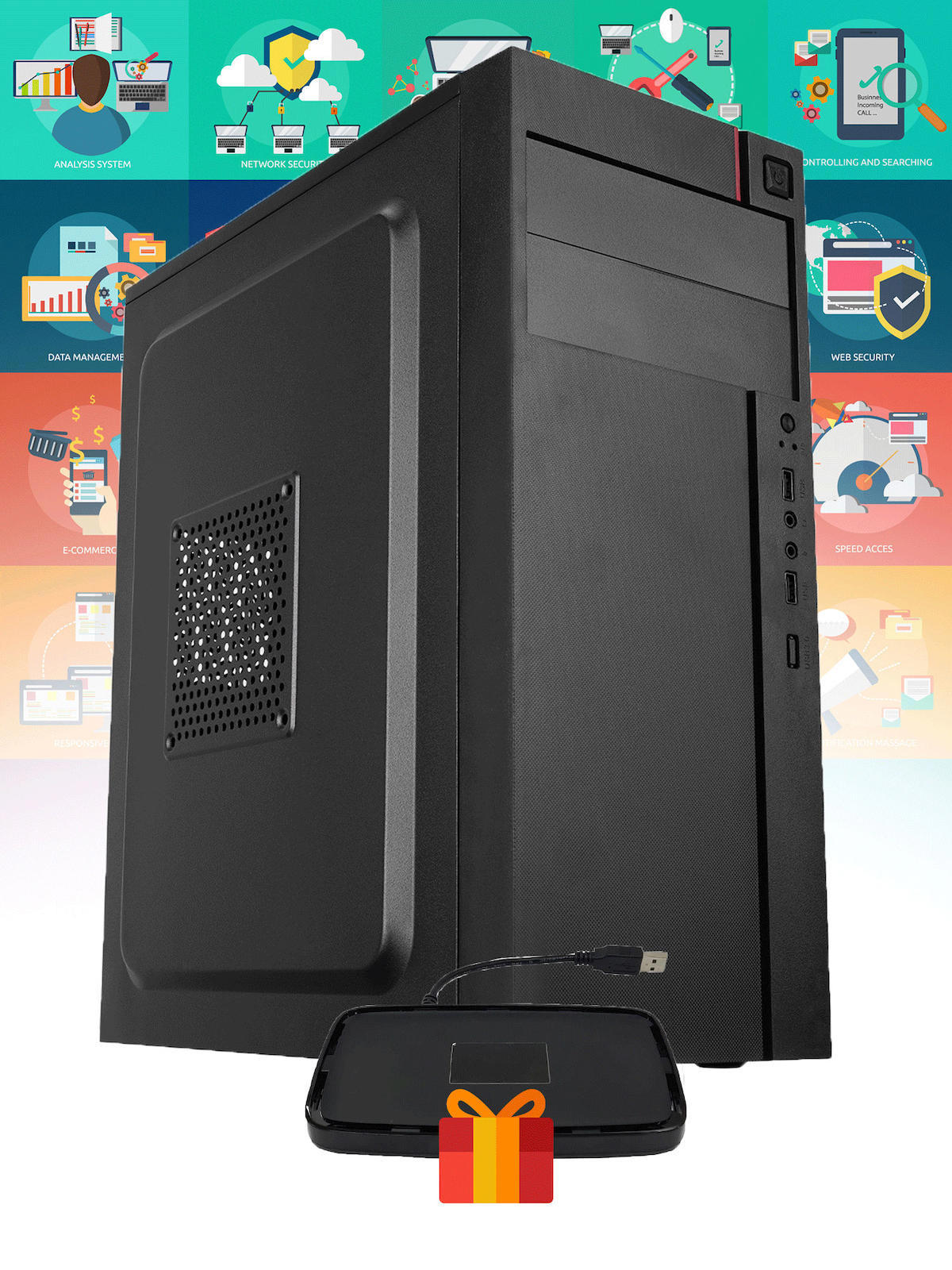 Ramtech Workforce WF201 AMD Ryzen 9 i5 3470 8 GB Ram DDR3 128 GB SSD Mid Tower
 FreeDos Masaüstü Bilgisayar