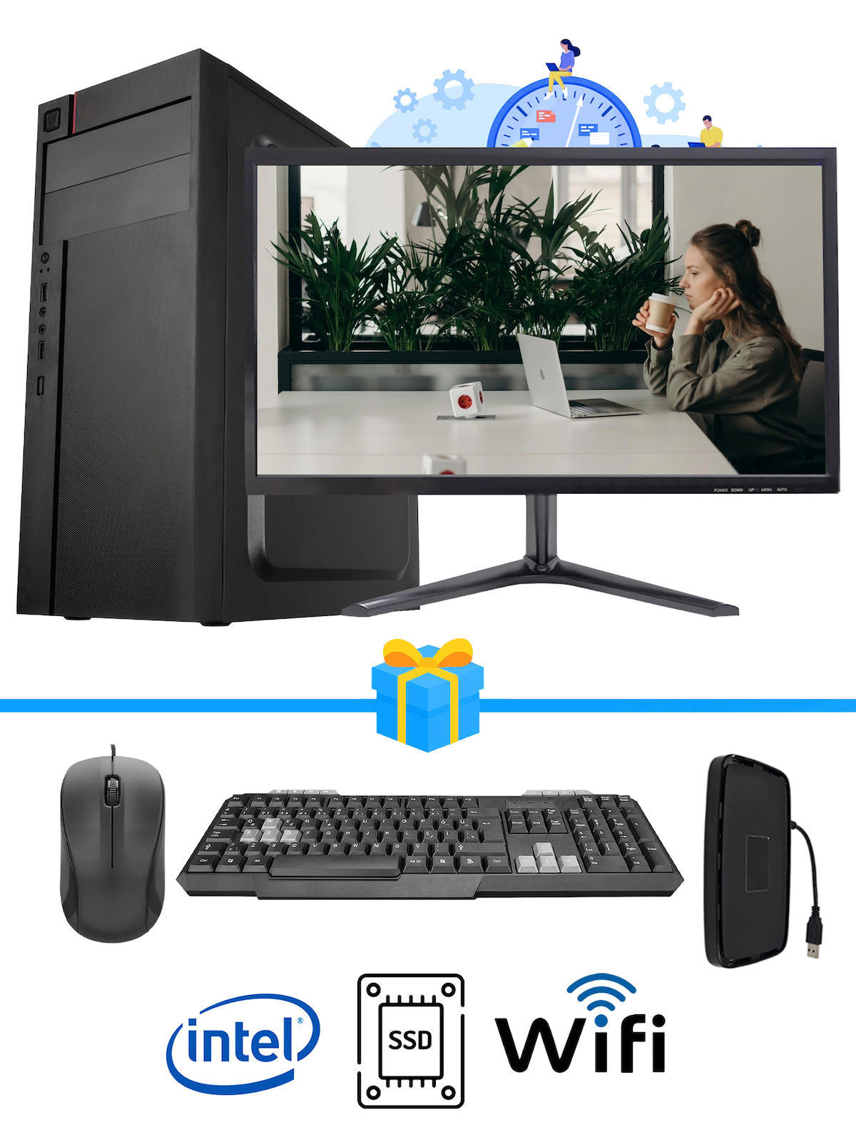 Ramtech Workforce WF268 AMD Ryzen 9 i3 3240 16 GB Ram DDR3 256 GB SSD Mid Tower
FreeDos Masaüstü Bilgisayar