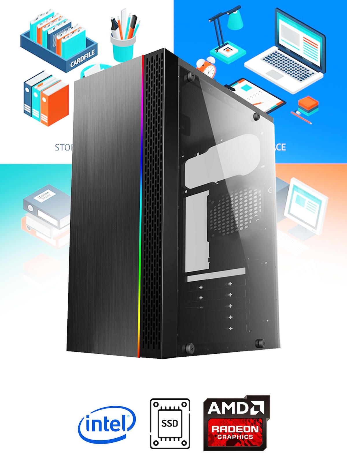 Ramtech Workforce WF317 AMD Ryzen 9 X5670 32 GB Ram DDR3 256 GB SSD Mid Tower
FreeDos Masaüstü Bilgisayar