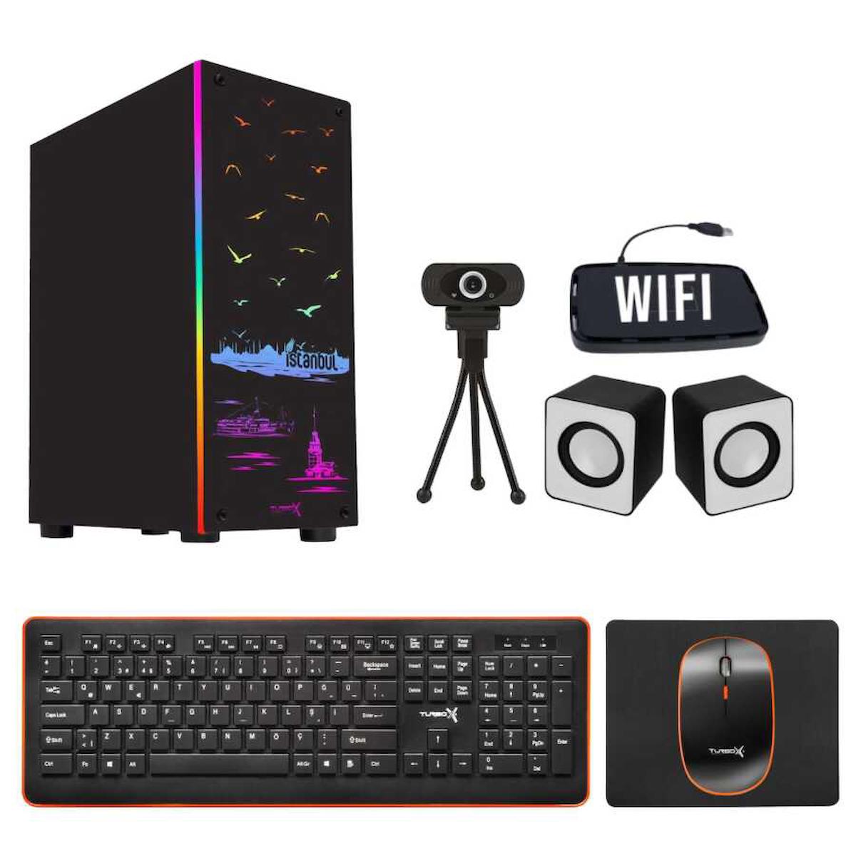 Turbox Tx2121 Harici Radeon R5 230 Ekran Kartlı Intel Core i5 10400F 16 GB Ram DDR4 256 GB SSD Mid Tower
 FreeDos Masaüstü Bilgisayar