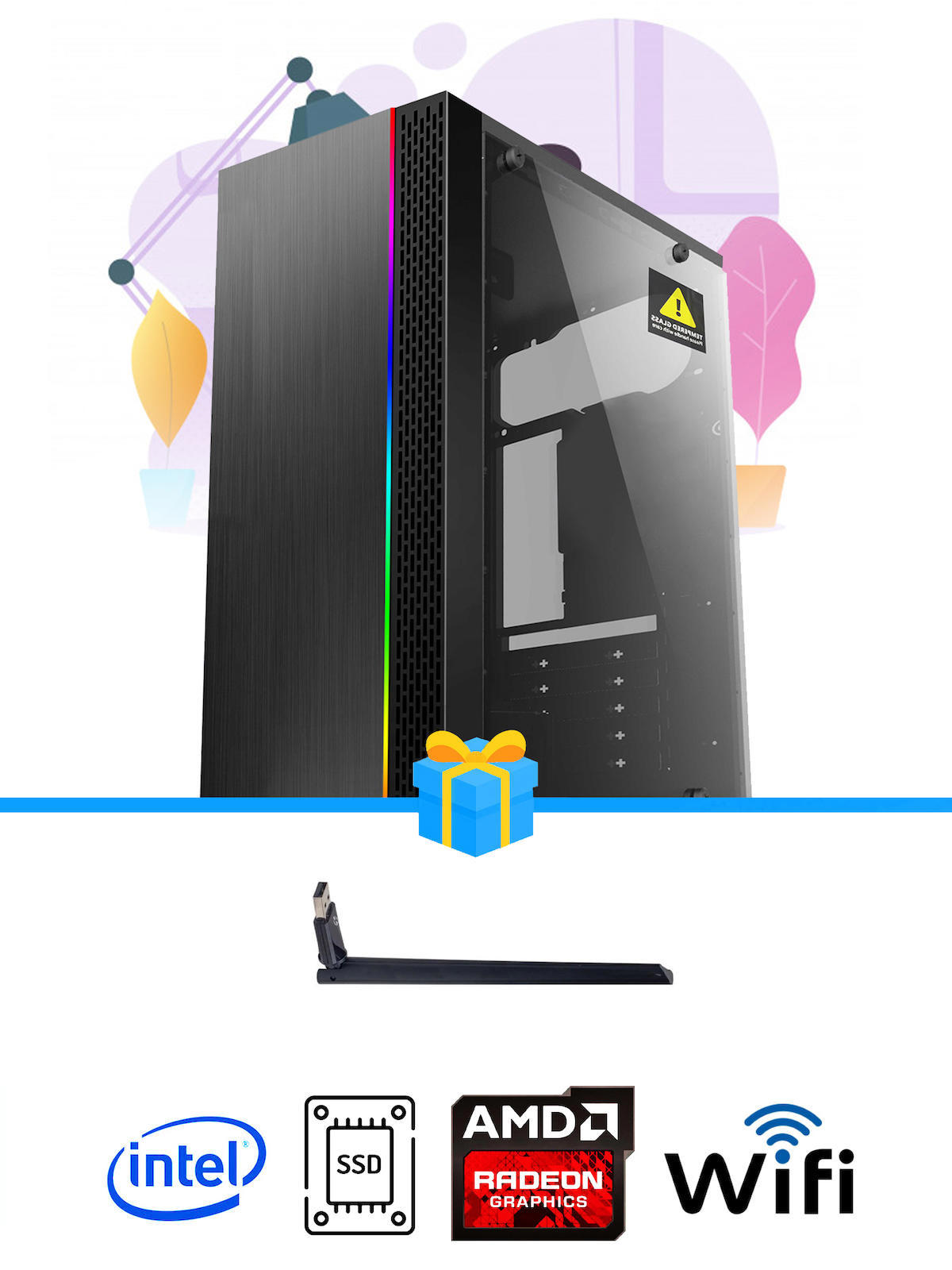 Ramtech Workforce OF510-005 Harici Radeon R5 230 Ekran Kartlı AMD Ryzen 9 i5 10400F 16 GB Ram DDR4 256 GB SSD Mid Tower
FreeDos Masaüstü Bilgisayar