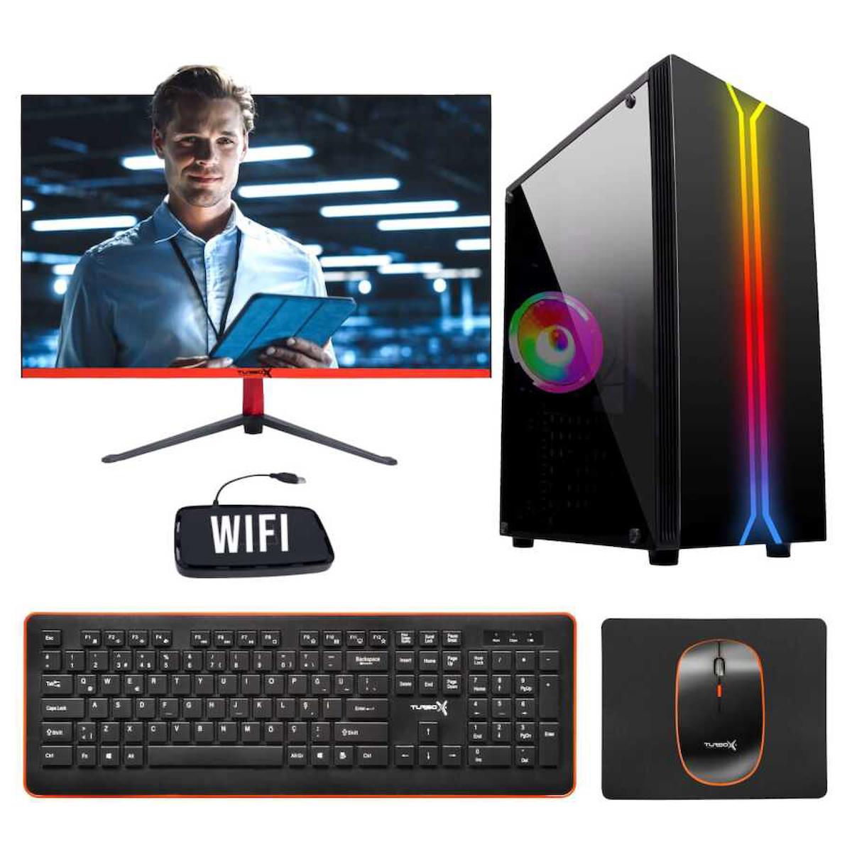 Turbox Tx2237 Harici Radeon R5 230 Ekran Kartlı Intel Core i3 10100F 16 GB Ram DDR4 256 GB SSD Mid Tower
 FreeDos Masaüstü Bilgisayar