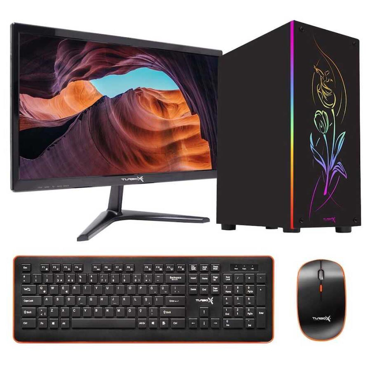 Turbox Tx1123 Paylaşımlı HD Graphics Ekran Kartlı Intel Core i5 650 8 GB Ram DDR3 128 GB SSD Mid Tower
 FreeDos Masaüstü Bilgisayar