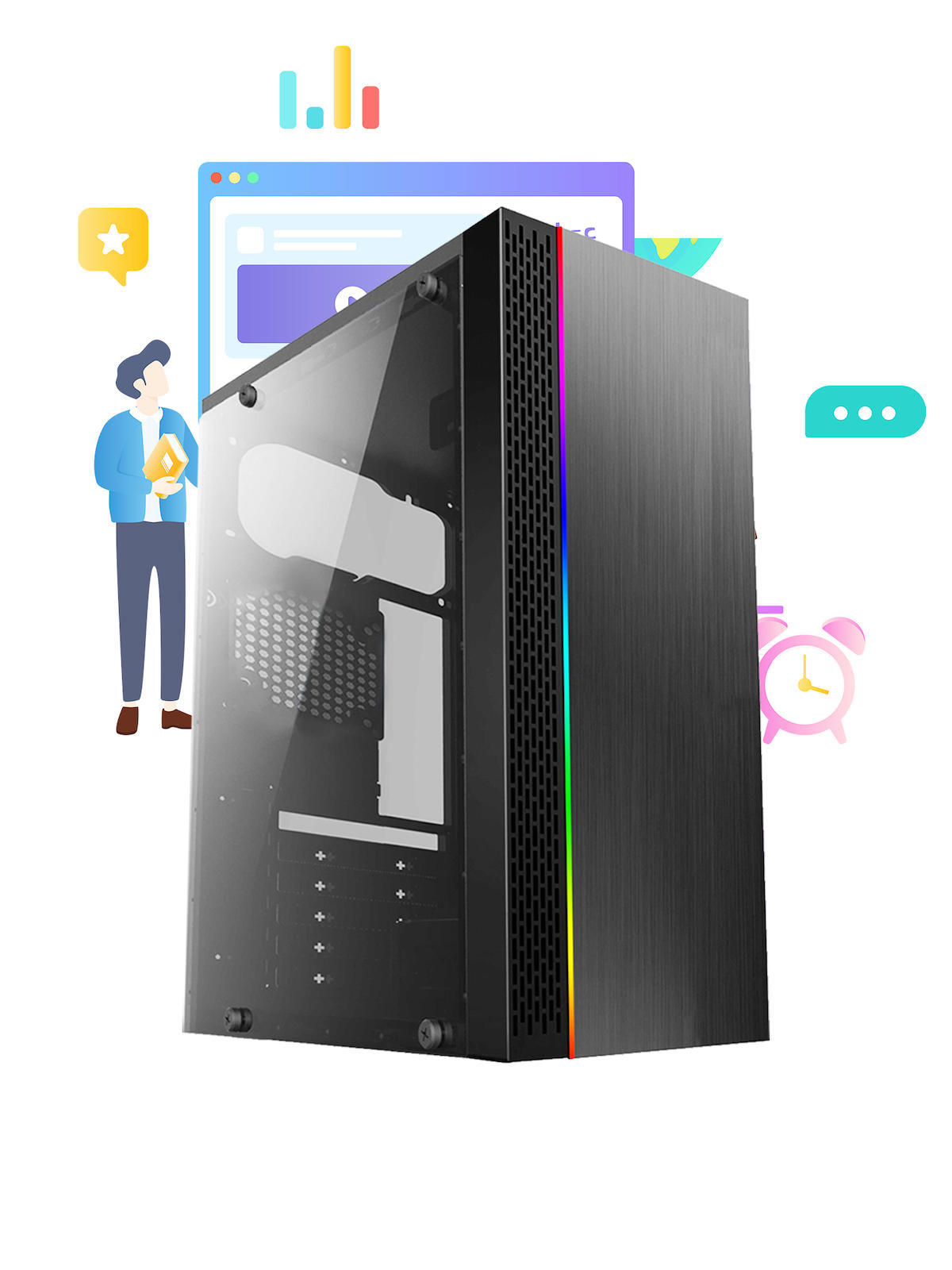 Ramtech Workforce WF318 AMD Ryzen 9 X5670 32 GB Ram DDR3 256 GB SSD Mid Tower
FreeDos Masaüstü Bilgisayar
